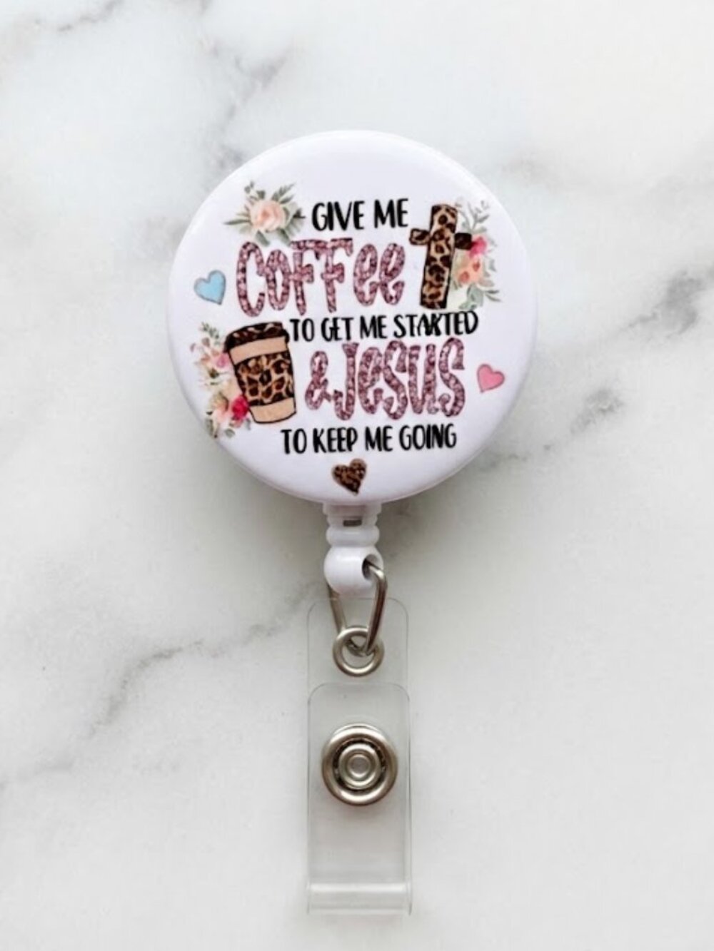 Ladies Coffee and Jesus Badge #2